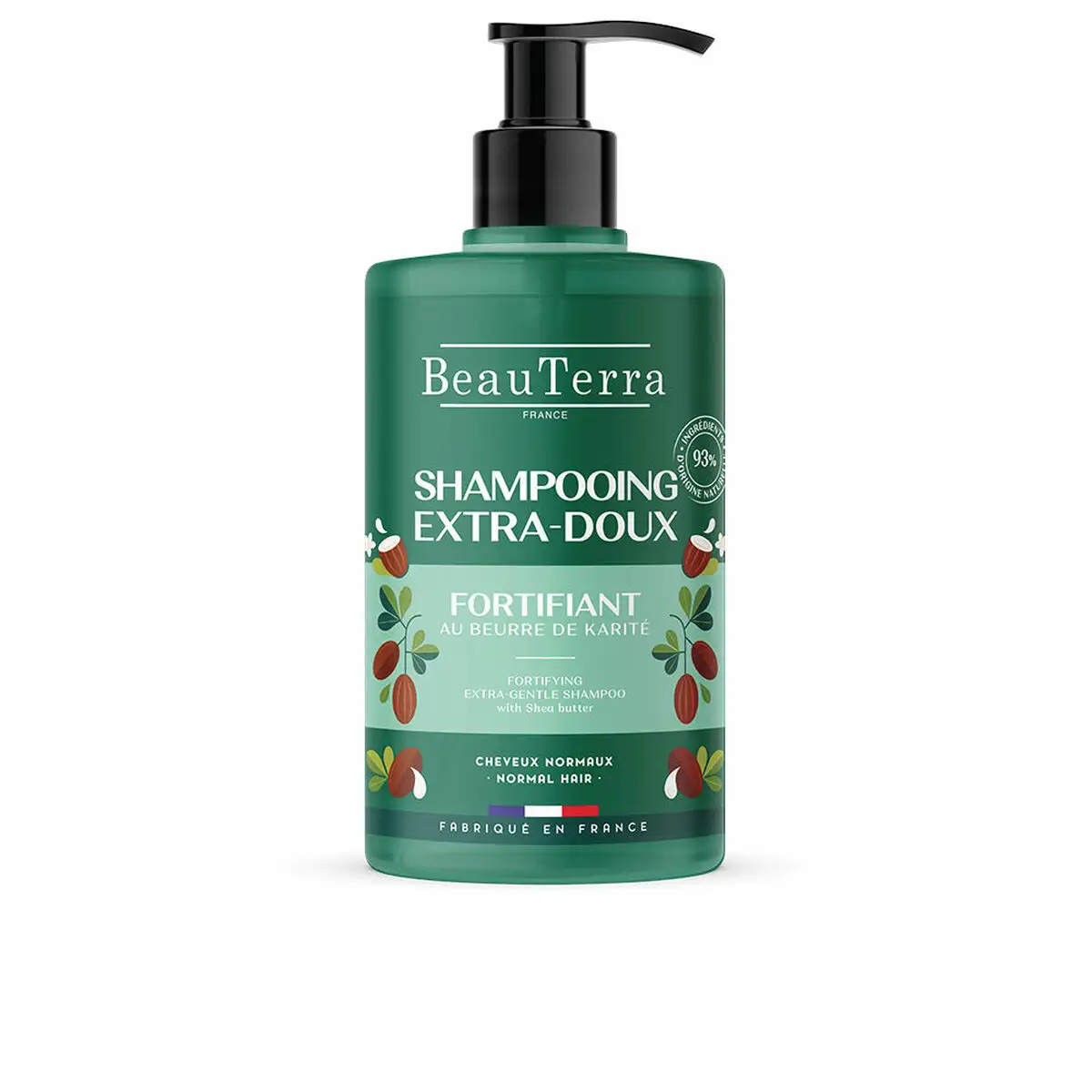 Shampooing beauterra doux 750 ml_3024. DIAYTAR SENEGAL - L'Art de Vivre le Shopping Authentique. Découvrez notre boutique en ligne et trouvez des produits qui célèbrent la culture et l'héritage du Sénégal.