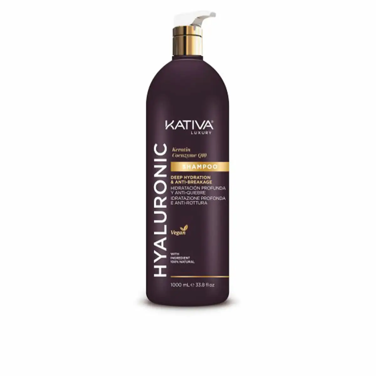 Shampooing kativa hyaluronic coenzyme q10 keratine 1 l _3143. Plongez dans l'Expérience DIAYTAR SENEGAL - Où Chaque Produit a une Histoire. Explorez notre boutique en ligne pour trouver des articles qui incarnent la passion et la créativité du Sénégal.