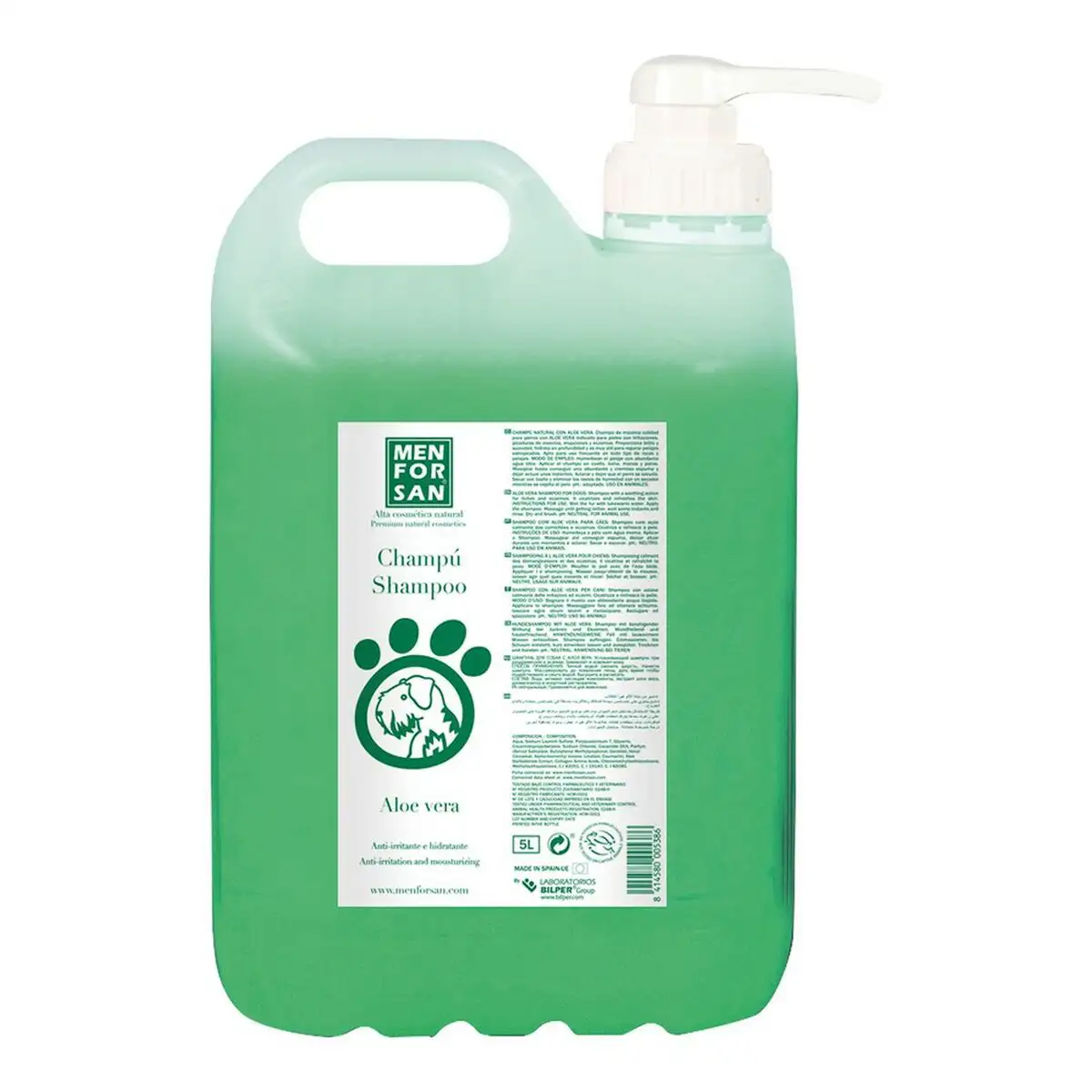 Shampooing menforsan chien aloe vera 5 l_7691. Entrez dans le Monde de DIAYTAR SENEGAL - Où Chaque Produit Raconte une Histoire Unique. Explorez notre sélection et laissez-vous transporter par des récits à travers les articles que vous choisissez.