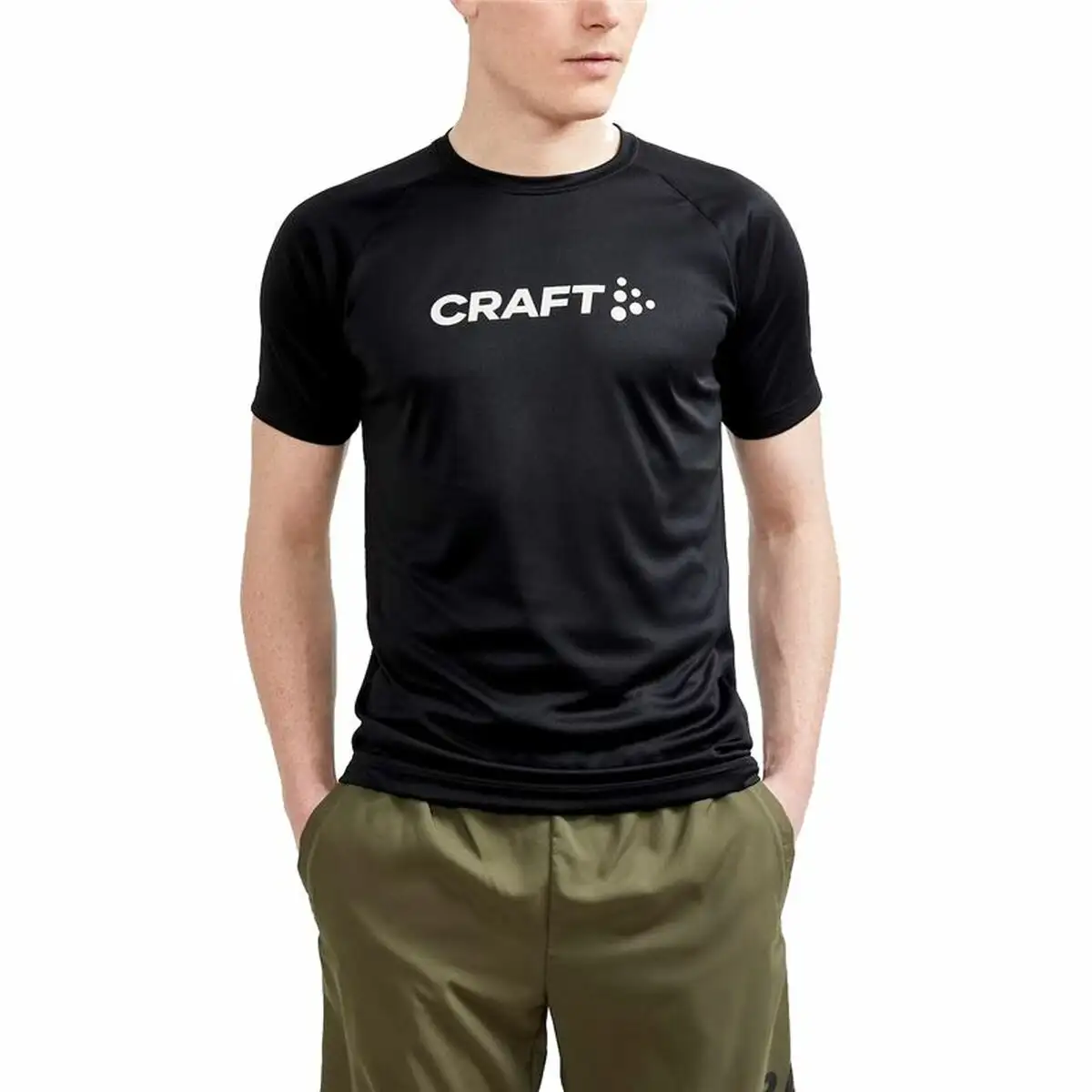 Shirt a manches courtes craft core essence logo noir_6541. DIAYTAR SENEGAL - L'Art du Shopping Facilité. Naviguez sur notre plateforme en ligne pour découvrir une expérience d'achat fluide et agréable, avec une gamme de produits adaptés à tous.