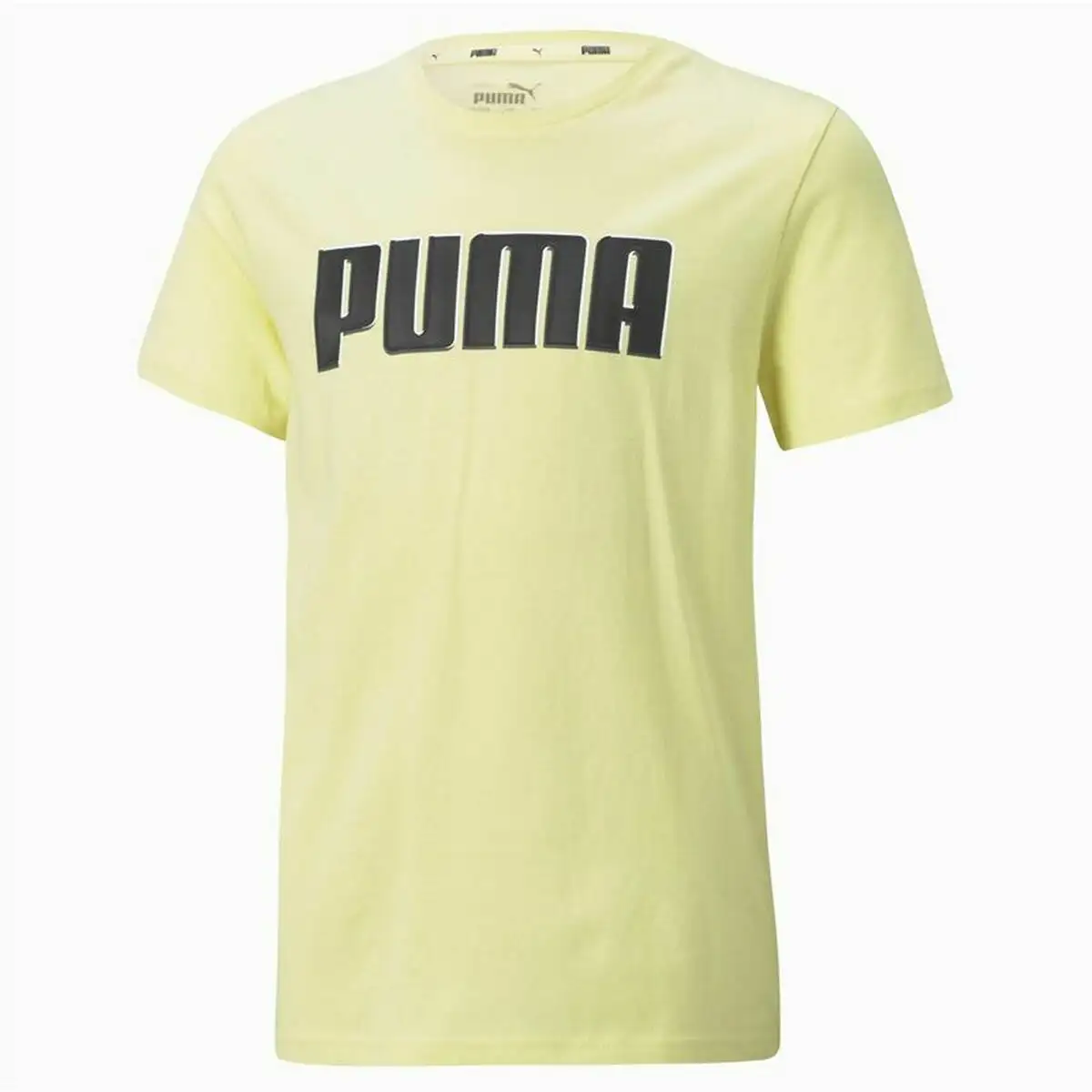 Shirt a manches courtes enfant puma alpha graphic jaune_5087. DIAYTAR SENEGAL - L'Univers de l'Élégance Accessible. Plongez dans notre catalogue et choisissez des produits qui allient sophistication et accessibilité pour un shopping exquis.