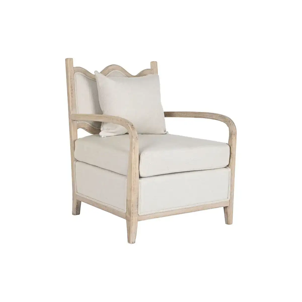 Siege dkd home decor beige sapin 66 x 70 x 88 cm 70 x 74 x 90 cm_5526. DIAYTAR SENEGAL - L'Art de Vivre le Shopping Inspiré. Parcourez notre catalogue et choisissez des produits qui reflètent votre passion pour la beauté et l'authenticité.