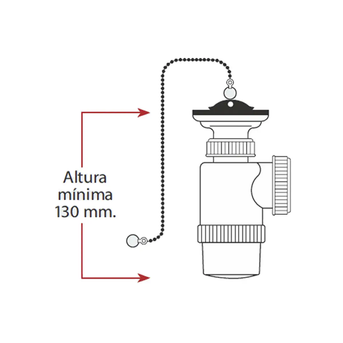 Siphon d evier mirtak v70 plastique pvc_7812. DIAYTAR SENEGAL - L'Art de Vivre en Couleurs. Découvrez notre boutique en ligne et trouvez des produits qui ajoutent une palette vibrante à votre quotidien.