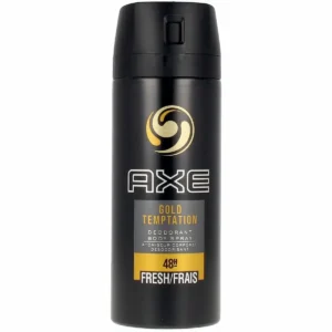 Spray deodorant axe gold temptation 150 ml_1590. Découvrez DIAYTAR SENEGAL - Là où le Choix Rencontre la Qualité. Parcourez notre gamme diversifiée et choisissez parmi des produits conçus pour exceller dans tous les aspects de votre vie.