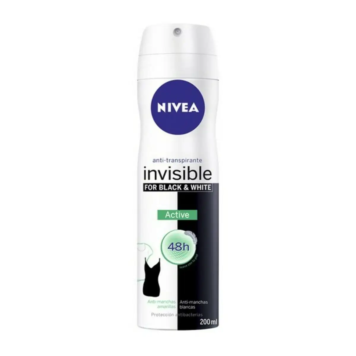 Spray deodorant black white invisible active nivea 200 ml _6119. DIAYTAR SENEGAL - Votre Plateforme Shopping, Votre Choix Éclairé. Explorez nos offres et choisissez des articles de qualité qui reflètent votre style et vos valeurs.