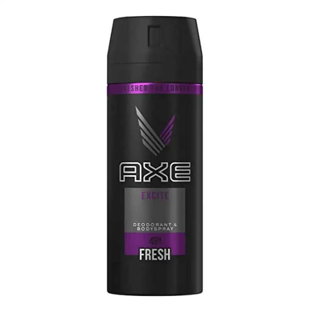 Spray deodorant excite axe excite 150 ml _4230. DIAYTAR SENEGAL - Votre Plaisir Shopping à Portée de Clic. Explorez notre boutique en ligne et trouvez des produits qui ajoutent une touche de bonheur à votre vie quotidienne.