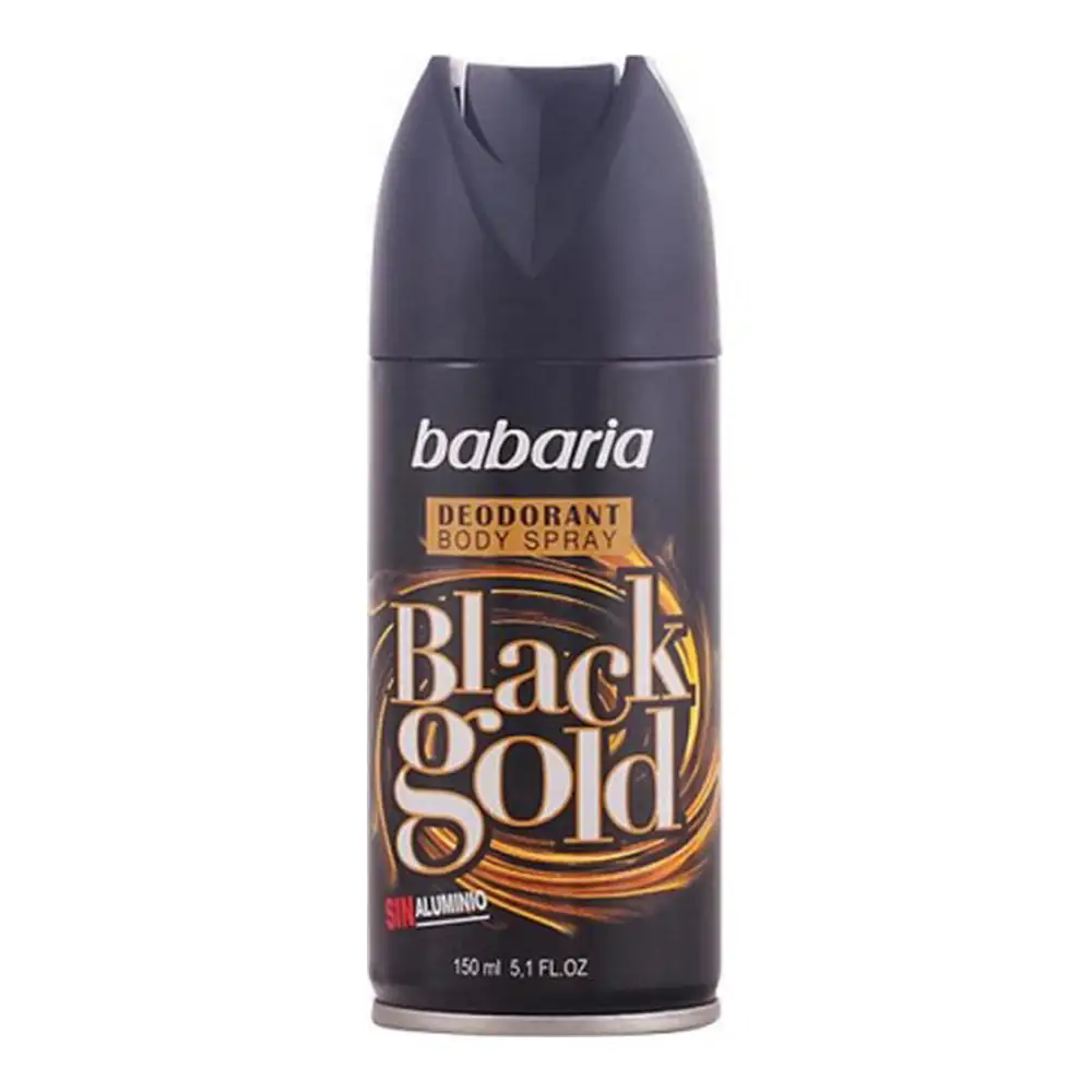 Spray deodorant men black gold babaria 150 ml _6825. Entrez dans l'Univers de DIAYTAR SENEGAL - Où Chaque Produit a une Signification. Explorez notre gamme diversifiée et découvrez des articles qui résonnent avec votre vie.
