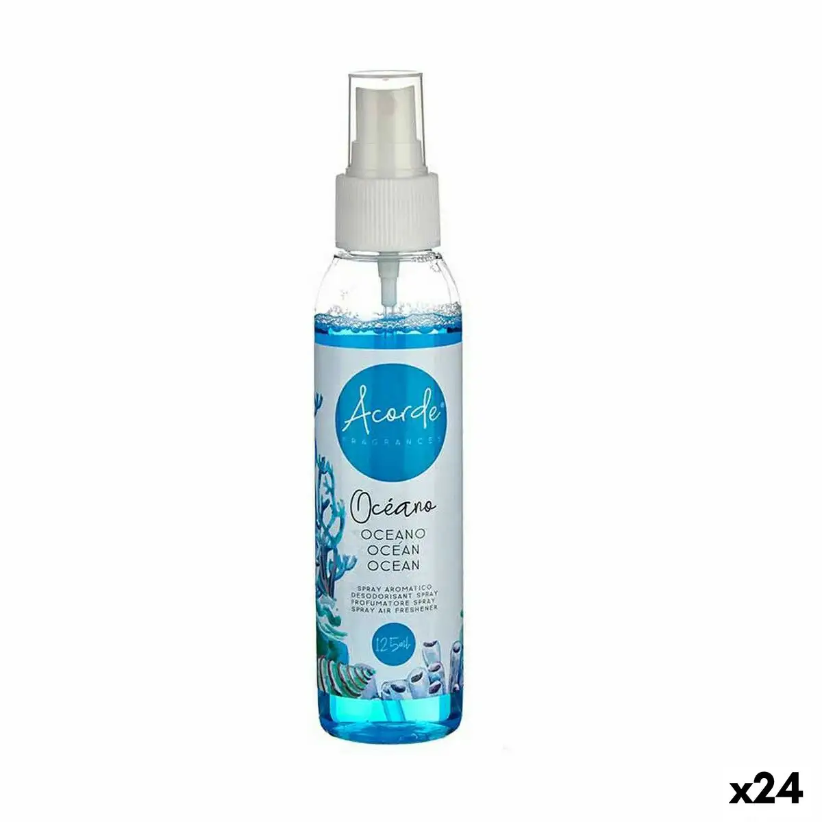 Spray diffuseur ocean 125 ml 24 unites _9782. DIAYTAR SENEGAL - L'Art de Vivre en Couleurs et en Styles. Parcourez notre sélection et trouvez des articles qui reflètent votre personnalité et votre goût pour la vie.