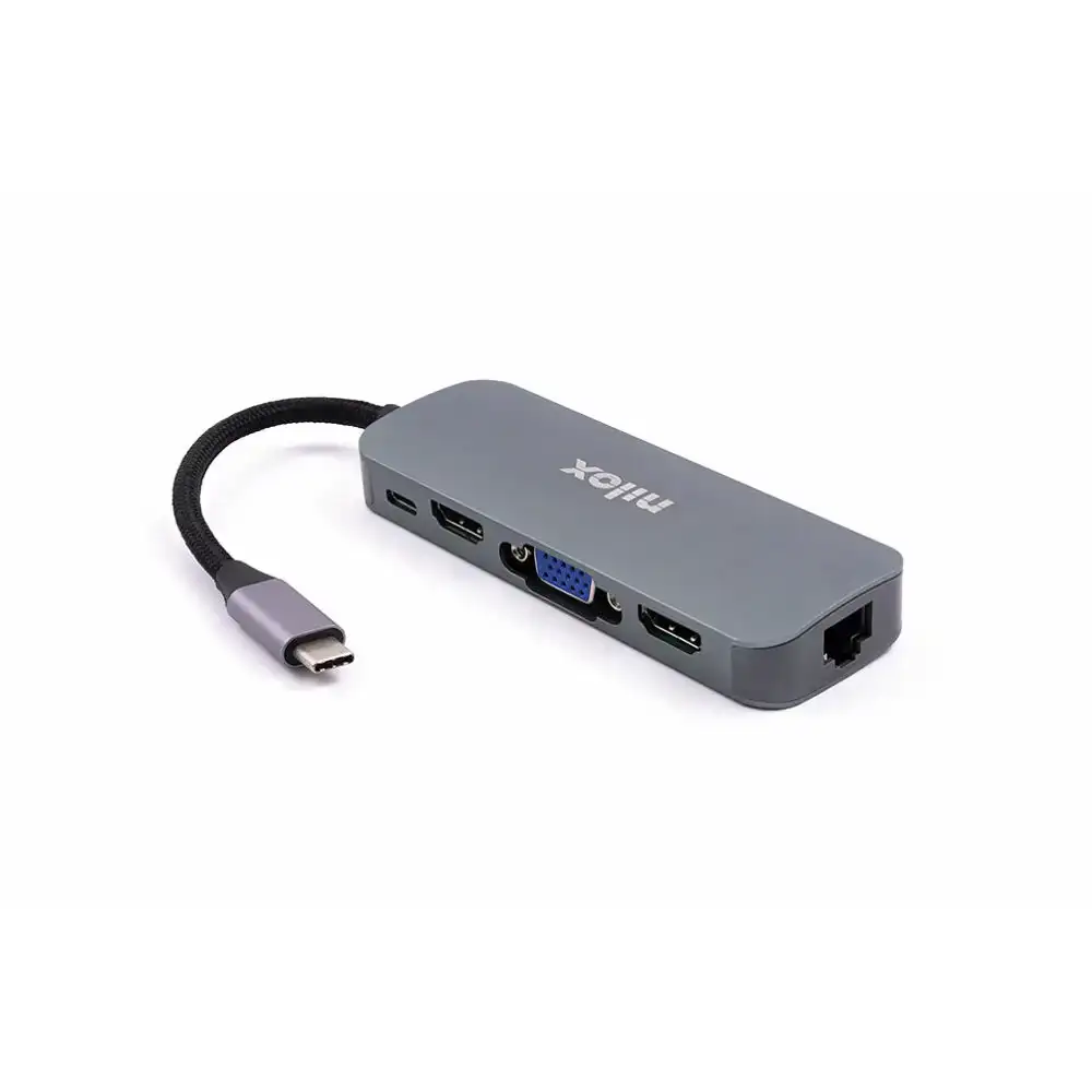 Station d acceuil nilox nxdsusbc03 gris gigabit ethernet_7470. DIAYTAR SENEGAL - Votre Passage vers l'Élégance Abordable. Explorez notre collection où chaque produit est choisi pour sa qualité et son accessibilité, incarnant ainsi l'essence du Sénégal.