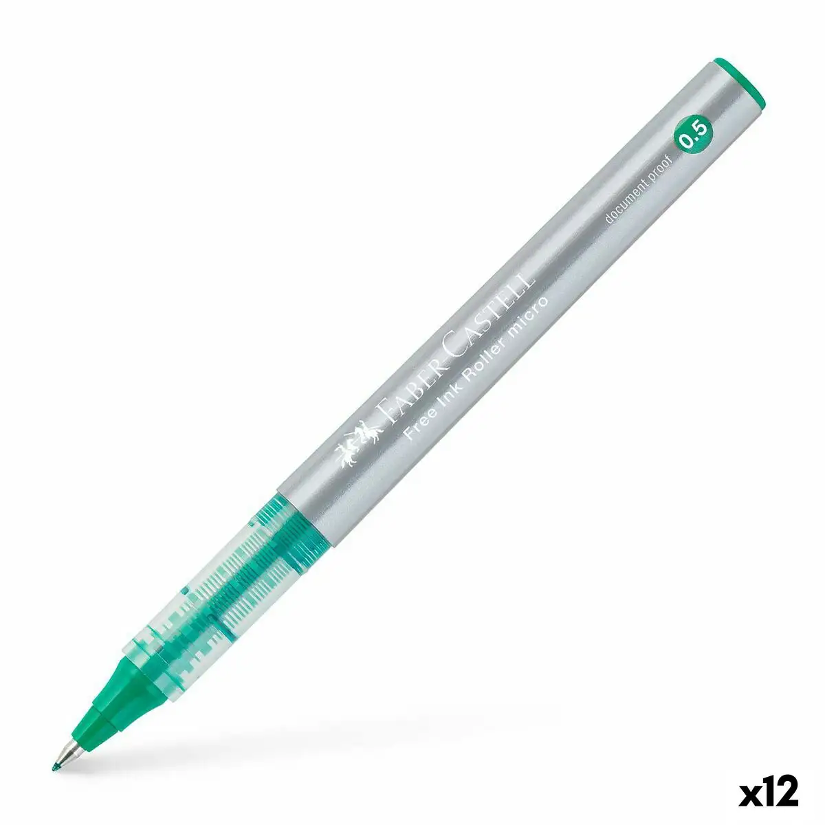 Stylo a encre liquide faber castell roller free ink vert 12 unites _8716. DIAYTAR SENEGAL - Là où Choisir est un Acte d'Amour pour le Sénégal. Explorez notre gamme et choisissez des produits qui célèbrent la culture et l'artisanat du pays.