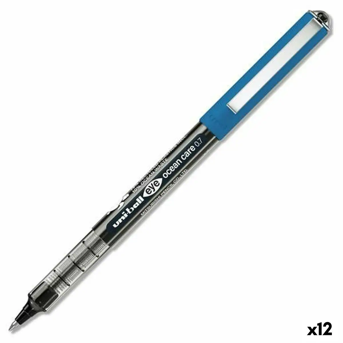 Stylo a encre liquide uni ball eye ocean care noir 0 7 mm 12 unites _4360. DIAYTAR SENEGAL - Où la Qualité est Notre Engagement. Explorez notre boutique en ligne pour découvrir des produits conçus pour vous apporter satisfaction et plaisir.