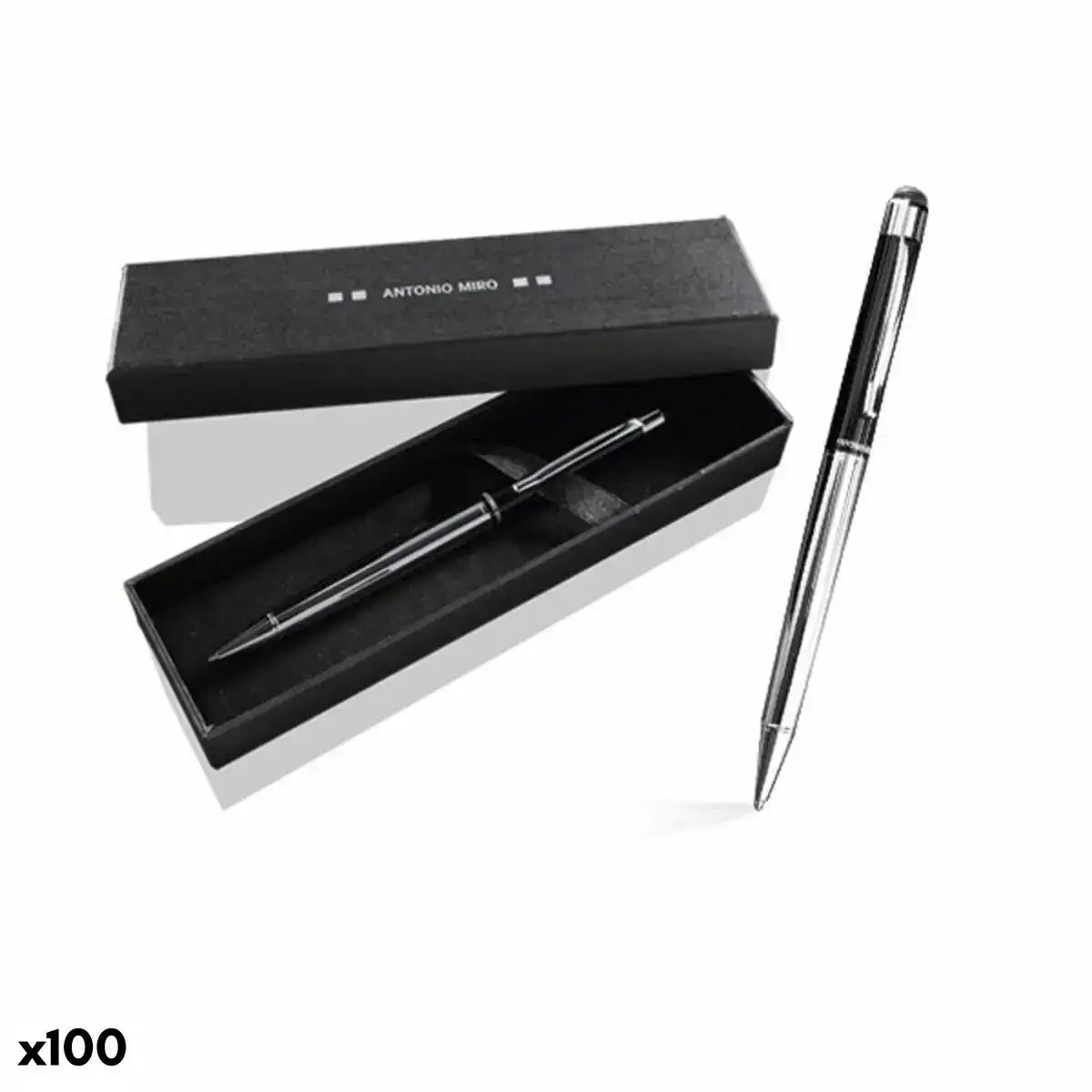 Stylo avec stylet tactile full moon 147160 100 unites _3715. DIAYTAR SENEGAL - L'Artisanat à Portée de Clic. Découvrez notre boutique en ligne pour trouver des produits uniques qui célèbrent la créativité et l'artisanat sénégalais.