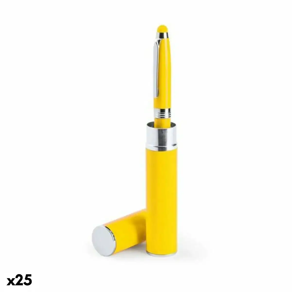 Stylo avec stylet tactile vuduknives 144798 25 unites _4545. DIAYTAR SENEGAL - Où Chaque Détail Compte. Naviguez à travers notre gamme variée et choisissez des articles qui ajoutent une touche spéciale à votre quotidien, toujours avec qualité et style.