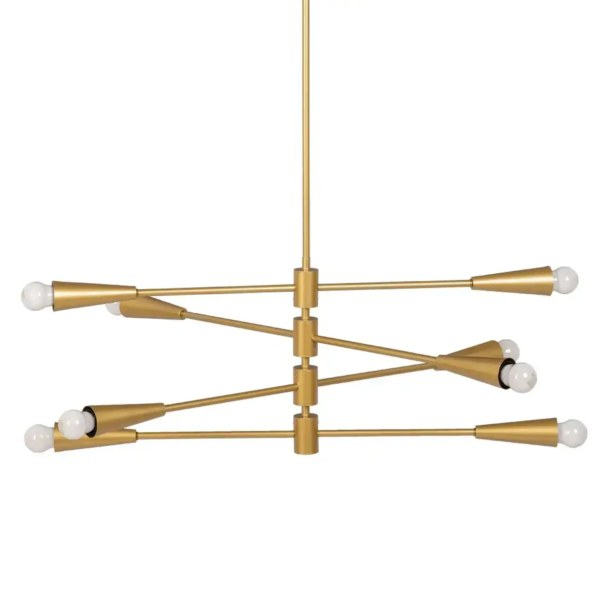Suspension 80 x 80 x 137 5 cm dore metal moderne_3881. Bienvenue chez DIAYTAR SENEGAL - Où Choisir est une Invitation au Voyage. Explorez notre boutique en ligne et découvrez des produits qui vous transportent dans l'univers du Sénégal.