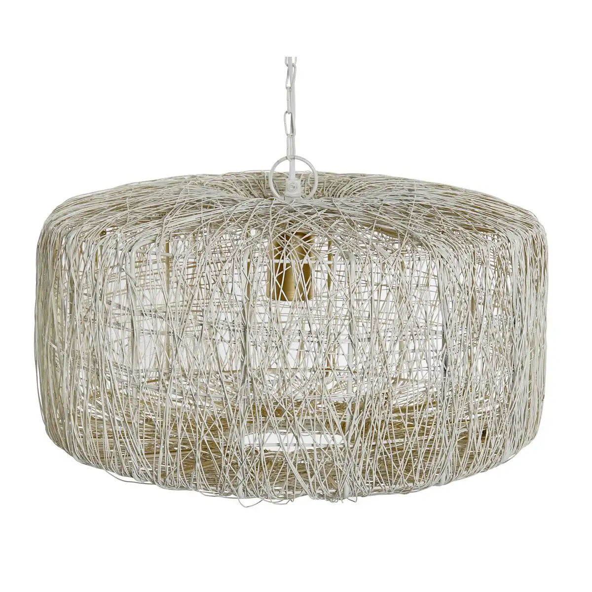 Suspension dkd home decor argente metal 50 w 46 x 46 x 23 cm_7123. DIAYTAR SENEGAL - Où l'Élégance se Mêle à l'Authenticité. Naviguez à travers notre boutique en ligne et choisissez des produits qui incarnent le style et la tradition du Sénégal.