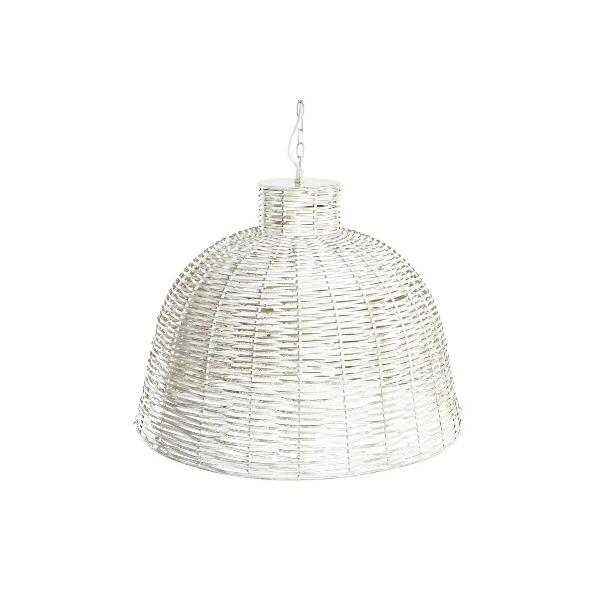 Suspension dkd home decor blanc dore fer 50 w 51 x 51 x 38 cm_9073. DIAYTAR SENEGAL - Là où la Beauté Rencontre la Fonctionnalité. Parcourez notre sélection pour trouver des produits qui allient esthétique et praticité, pour un quotidien sublimé.