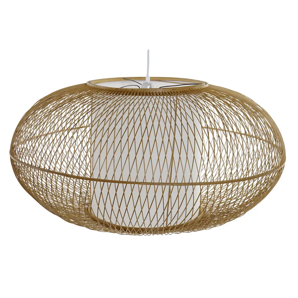 Suspension dkd home decor blanc naturel bambou 40 w 83 x 83 x 40 cm_9512. Découvrez DIAYTAR SENEGAL - Là où le Choix Rencontre la Qualité. Parcourez notre gamme diversifiée et choisissez parmi des produits conçus pour exceller dans tous les aspects de votre vie.