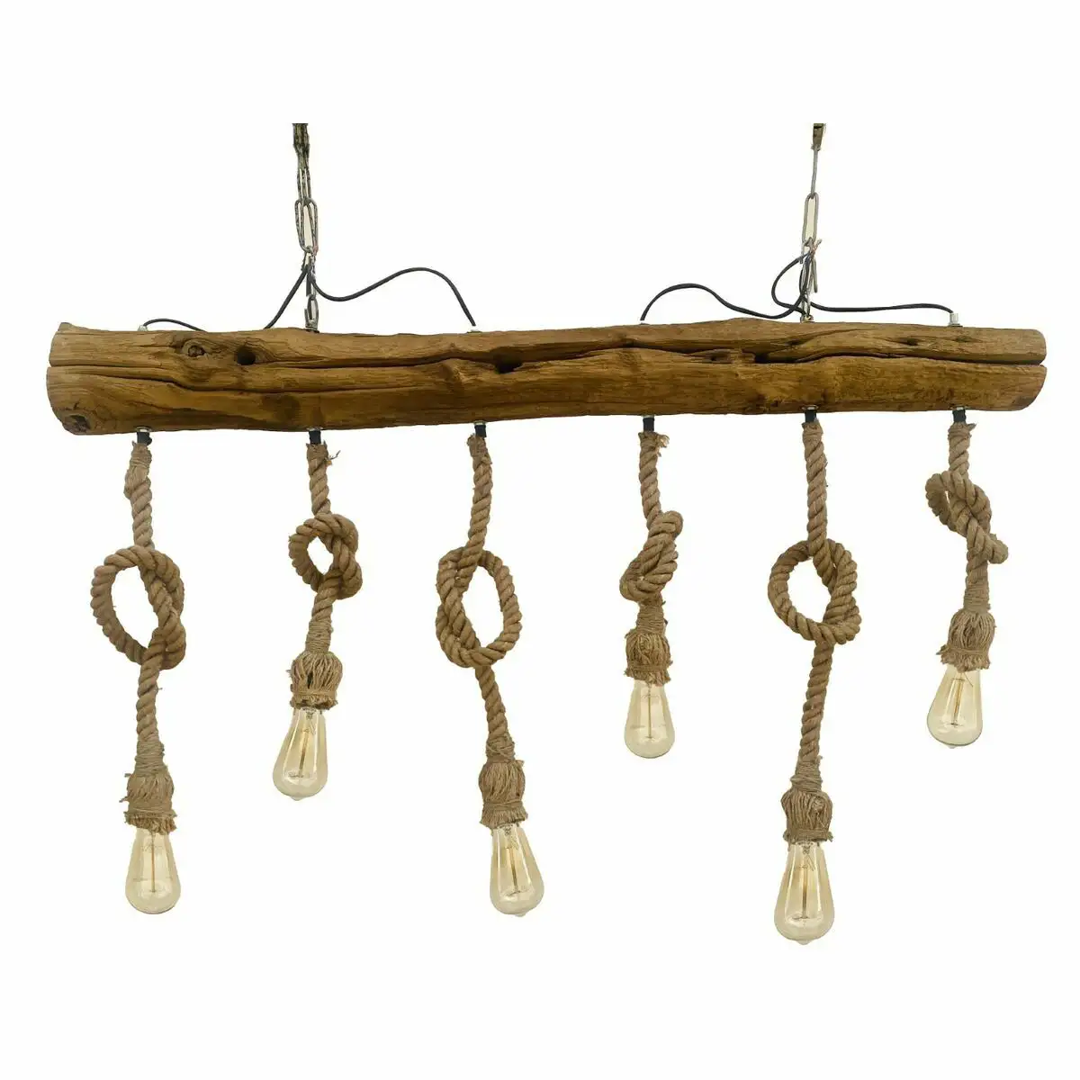 Suspension dkd home decor marron corde acacia 50 w 140 x 12 x 12 cm 118 x 15 x 86 cm_1596. Bienvenue chez DIAYTAR SENEGAL - Où le Shopping Rencontre la Qualité. Explorez notre sélection soigneusement conçue et trouvez des produits qui définissent le luxe abordable.