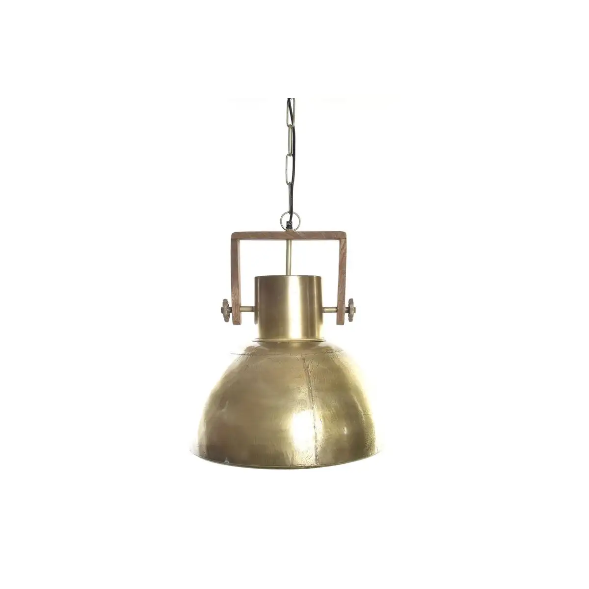 Suspension dkd home decor marron dore metal bois de manguier 50 w 40 x 40 x 50 cm_6283. Bienvenue sur DIAYTAR SENEGAL - Votre Fenêtre sur le Shopping Moderne. Parcourez notre boutique en ligne et découvrez des produits qui incarnent l'évolution du style et de la qualité.