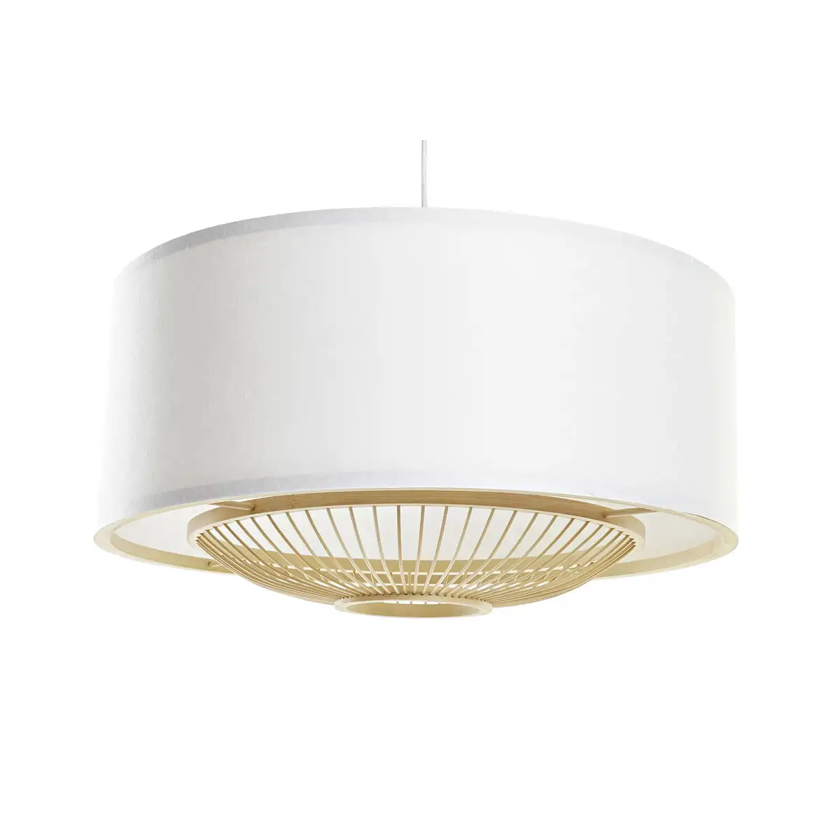 Suspension dkd home decor naturel bois blanc bambou 50 x 50 x 30 cm 50 w_5429. DIAYTAR SENEGAL - Où Chaque Sélection Vous Parle. Parcourez nos catégories et découvrez des produits qui reflètent vos passions et vos besoins, pour un shopping personnel et inspirant.