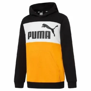 Sweat a capuche enfant puma essentials colourblock jaune_7368. Bienvenue chez DIAYTAR SENEGAL - Où Chaque Produit a son Histoire. Découvrez notre sélection unique et trouvez des articles qui racontent la richesse culturelle et artistique du Sénégal.