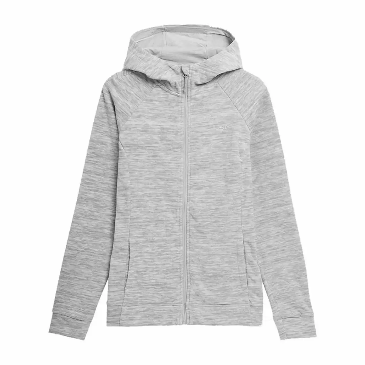 Sweat a capuche femme 4f fleece gris_1160. DIAYTAR SENEGAL - Où la Tradition s'Harmonise avec le Moderne. Parcourez notre gamme diversifiée et choisissez des produits qui révèlent l'âme du Sénégal.