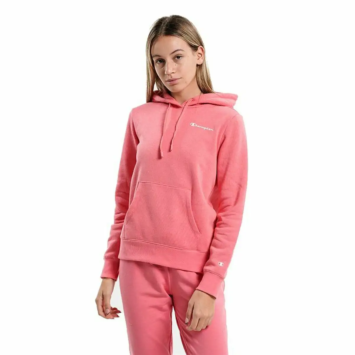 Sweat a capuche femme champion rose_2058. Entrez dans l'Univers de DIAYTAR SENEGAL - Où Chaque Produit est une Découverte. Explorez notre gamme variée et trouvez des articles qui vous surprennent et vous inspirent.