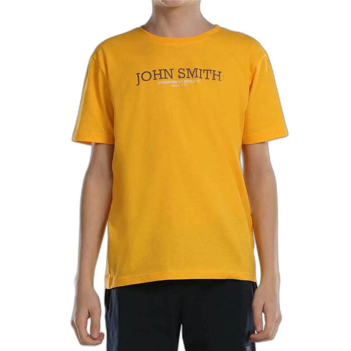 T shirt a manches courtes enfant john smith efebo jaune_7343. Bienvenue chez DIAYTAR SENEGAL - Où le Shopping Rime avec Diversité. Plongez dans notre univers de produits et découvrez des trésors qui représentent la richesse culturelle du Sénégal.