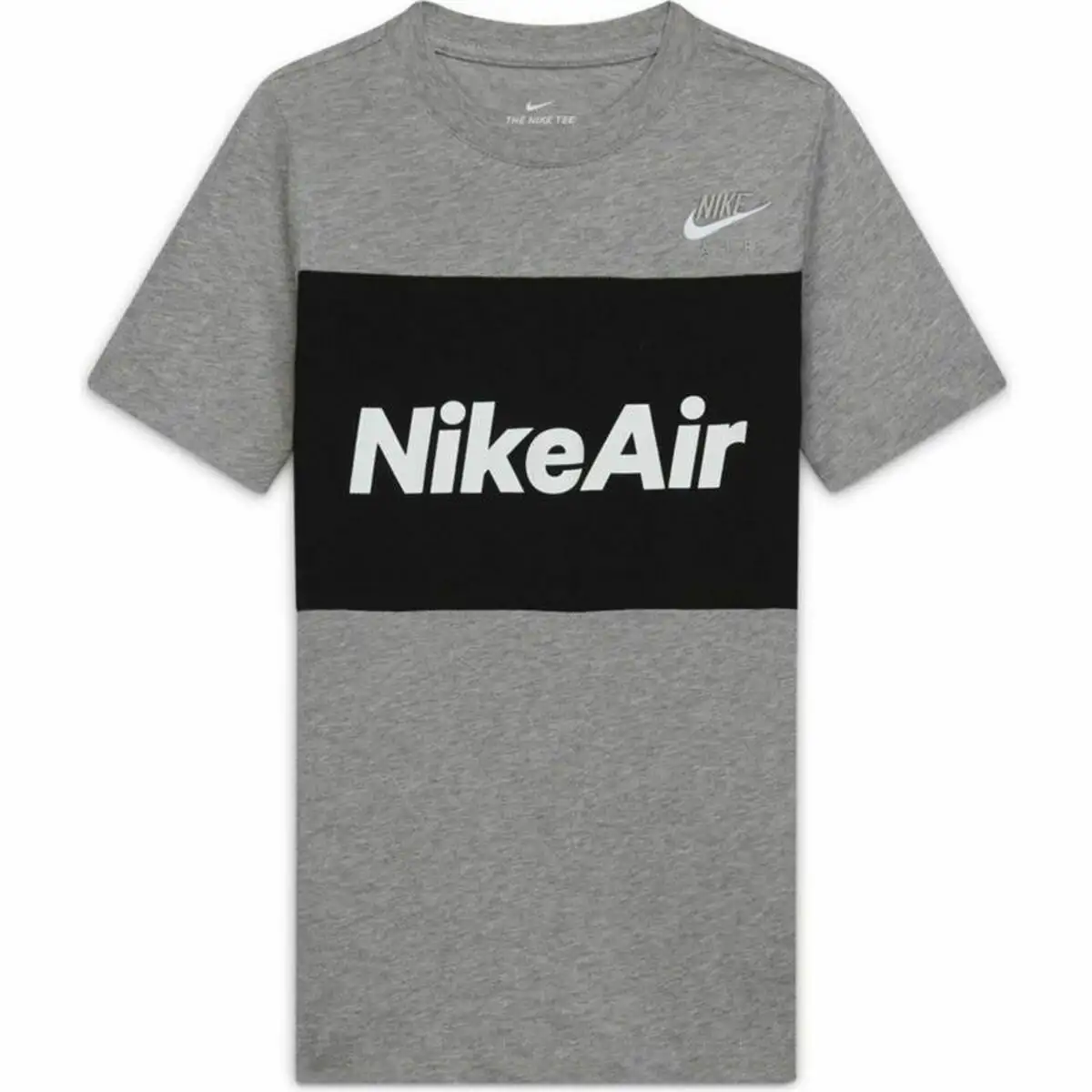 T shirt a manches courtes enfant nike air gris_3220. DIAYTAR SENEGAL - Là où le Shopping devient une Fête des Sens. Plongez dans notre univers et choisissez des produits qui éveillent votre goût pour l'esthétique et l'authenticité.