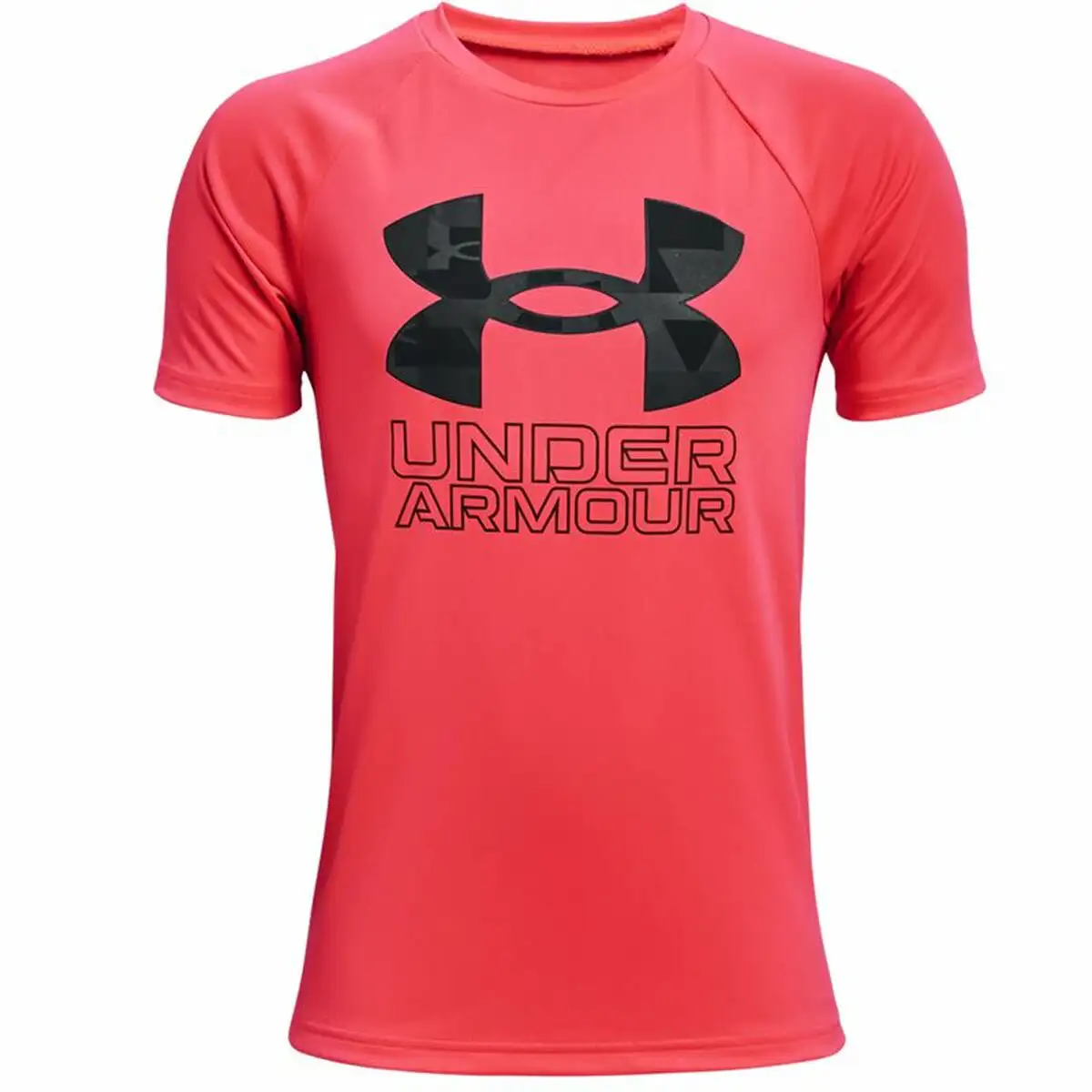 T shirt a manches courtes enfant under armour tech hybrid rouge_6262. DIAYTAR SENEGAL - Où Choisir est une Célébration de l'Artisanat. Explorez notre boutique en ligne et choisissez des articles qui incarnent l'art et le savoir-faire du Sénégal.