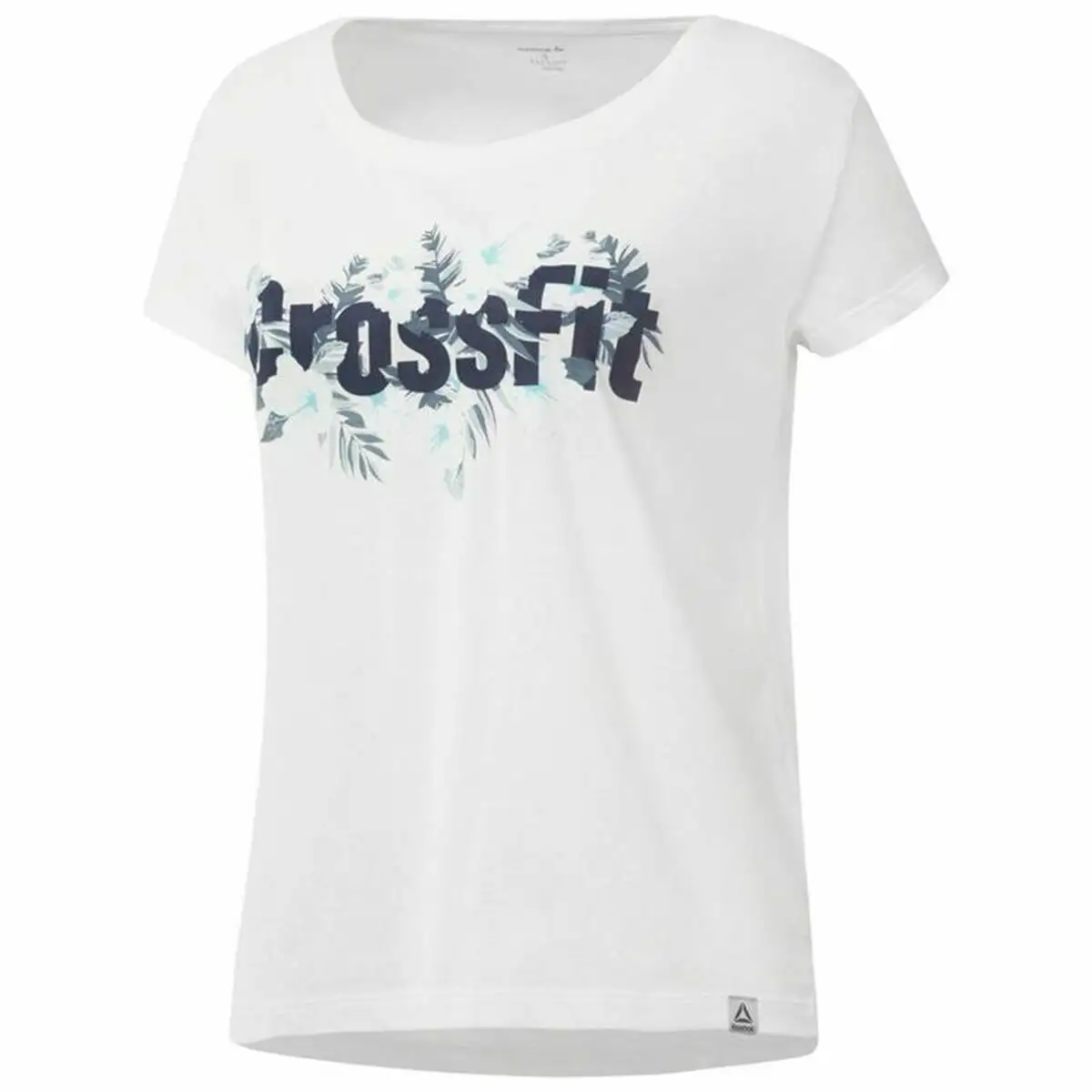 T shirt a manches courtes femme reebok floral easy crossfit blanc_3992. DIAYTAR SENEGAL - Où Choisir est une Célébration. Découvrez notre sélection de produits qui représentent la diversité et la joie du Sénégal, à chaque étape de votre vie.