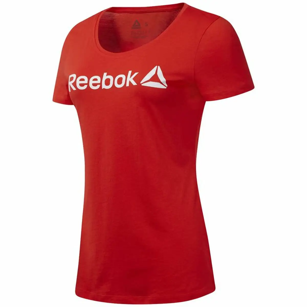 T shirt a manches courtes femme reebok scoop neck rouge_7598. DIAYTAR SENEGAL - Votre Portail Vers l'Élégance Accessible. Parcourez notre boutique en ligne pour découvrir des produits qui incarnent le luxe à des prix abordables.