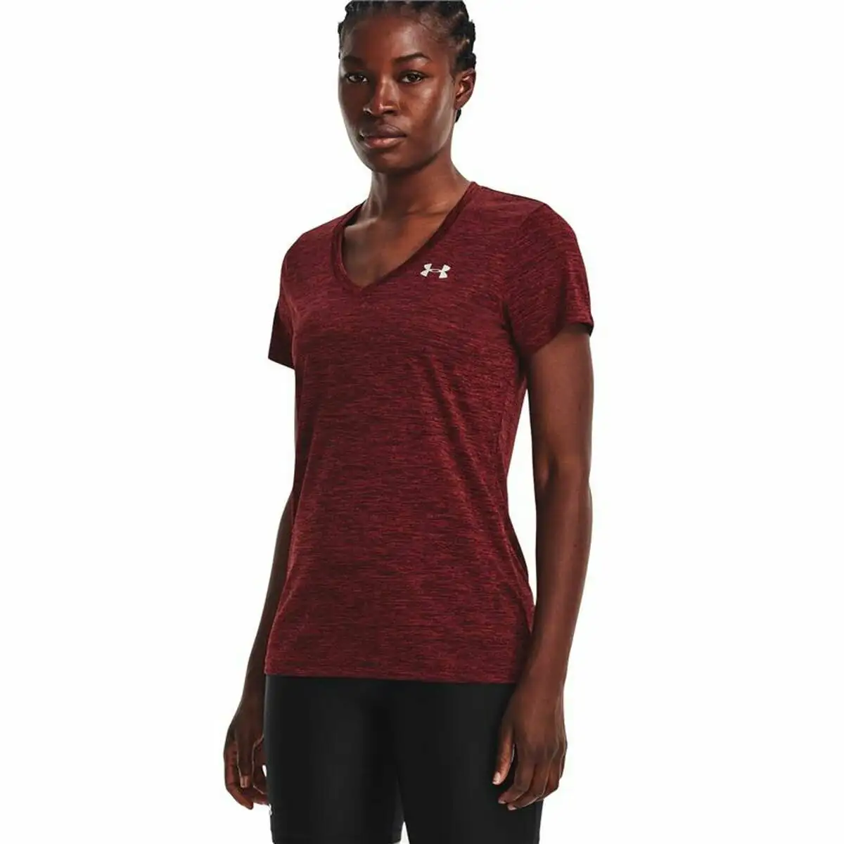 T shirt a manches courtes femme under armour rouge fonce_7387. DIAYTAR SENEGAL - Votre Source de Trouvailles uniques. Naviguez à travers notre catalogue et trouvez des articles qui vous distinguent et reflètent votre unicité.