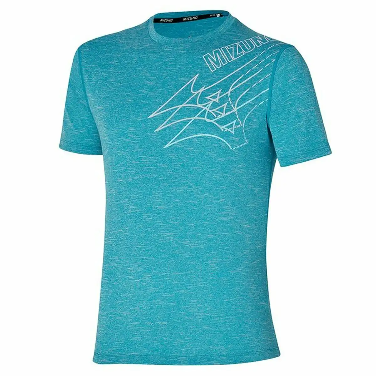 T shirt a manches courtes homme mizuno core tee turquoise_7389. DIAYTAR SENEGAL - L'Art de Vivre le Shopping en Ligne. Découvrez notre plateforme intuitive et trouvez des produits qui vous inspirent et vous enchantent, à chaque clic.