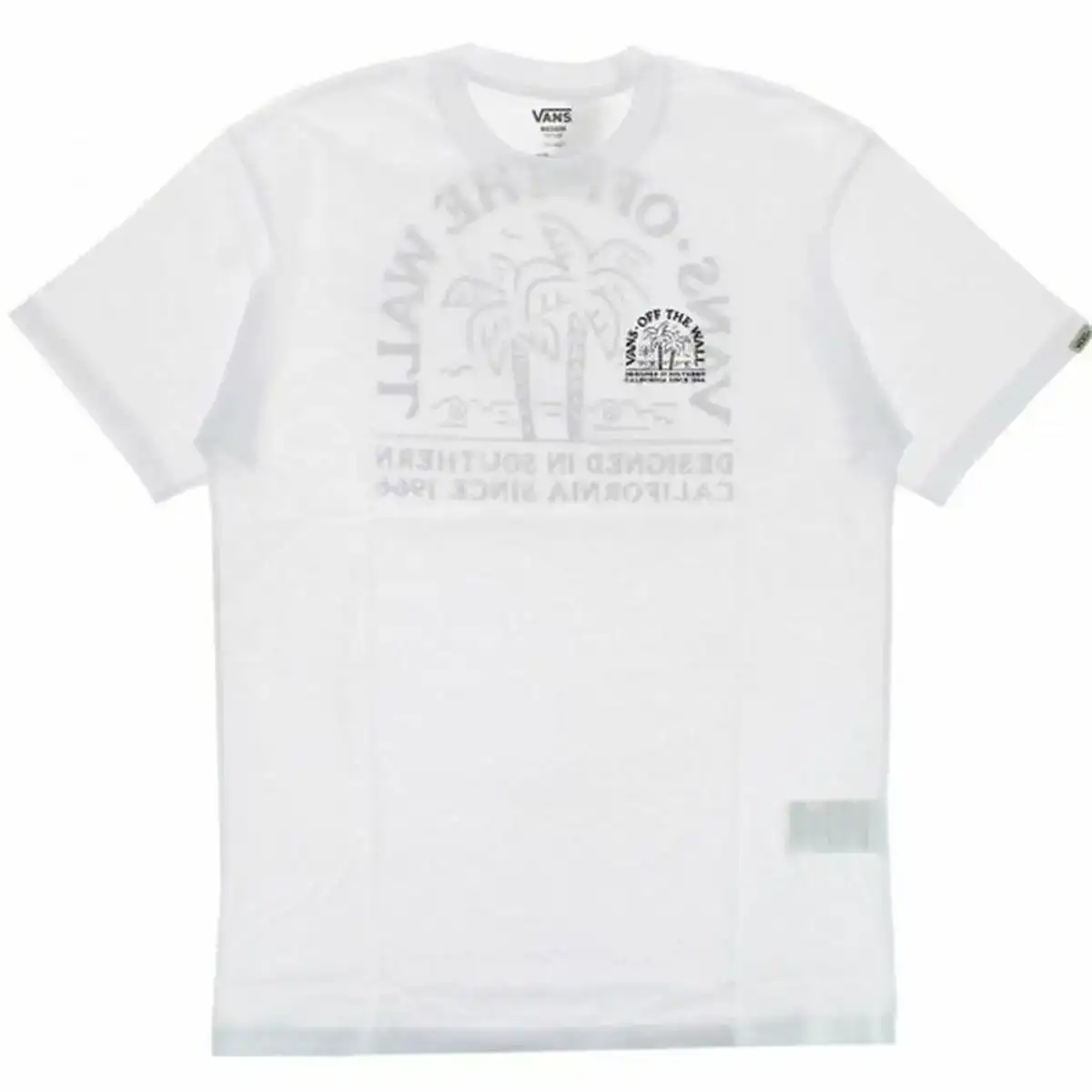 T shirt a manches courtes unisex vans palm b blanc_1100. DIAYTAR SENEGAL - Votre Boutique en Ligne, Votre Choix Illimité. Parcourez nos rayons et découvrez des produits qui vous inspirent, de la mode à la maison et bien plus.