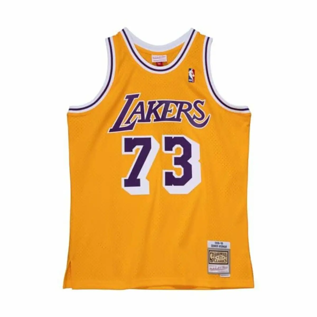 T shirt de basket mitchell ness los angeles lakers 1998 99 no73 dennis rodman jaune_2483. Plongez dans le Monde de DIAYTAR SENEGAL - Où Chaque Article Raconte une Histoire. Explorez notre vaste assortiment et choisissez des produits qui vous parlent et reflètent votre style unique.