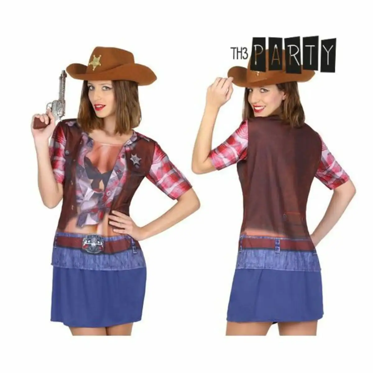 T shirt pour adultes 6674 cow girl_3630. DIAYTAR SENEGAL - Votre Destination Shopping de Confiance. Naviguez à travers notre boutique en ligne et profitez d'une sélection soigneusement choisie de produits qui répondent à toutes vos exigences.