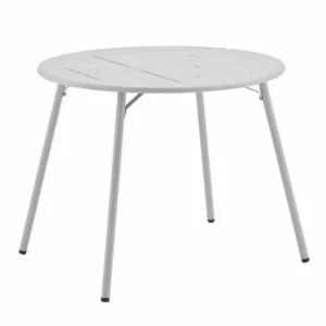 Table 90 x 73 cm acier_9037. DIAYTAR SENEGAL - Là où Chaque Produit a son Histoire. Découvrez notre gamme de produits, chacun portant en lui le récit de l'artisanat et de la passion, pour vous offrir une expérience de shopping authentique.