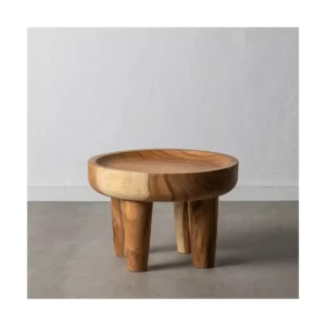 Table basse bois 60 x 60 x 40 cm_8956. DIAYTAR SENEGAL - L'Art de Choisir, l'Art de Se Distinquer. Naviguez à travers notre catalogue et choisissez des produits qui ajoutent une note d'élégance à votre style unique.