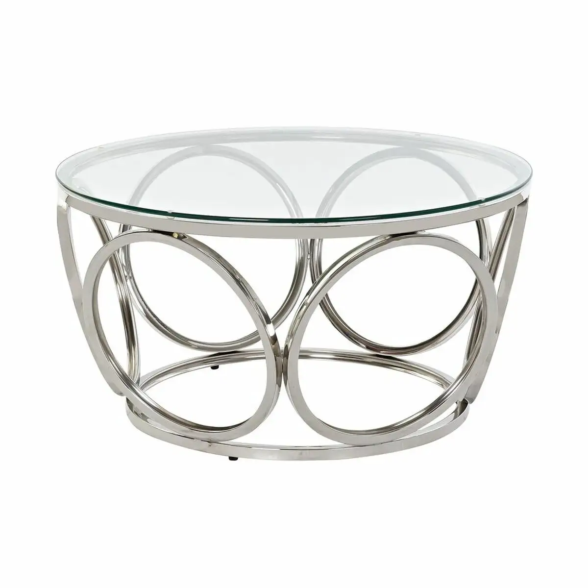 Table basse dkd home decor 60 x 60 x 43 cm verre acier inoxydable aluminium_3906. Bienvenue chez DIAYTAR SENEGAL - Où Chaque Article Est une Découverte. Naviguez à travers nos offres et laissez-vous surprendre par des trésors cachés qui enrichiront votre vie.