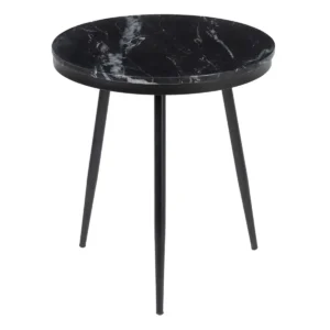Table d appoint 50 x 50 x 56 cm noir_5318. DIAYTAR SENEGAL - L'Art de Choisir, l'Art de S'émerveiller. Explorez notre boutique en ligne et choisissez des articles qui éveillent votre sens de l'émerveillement.