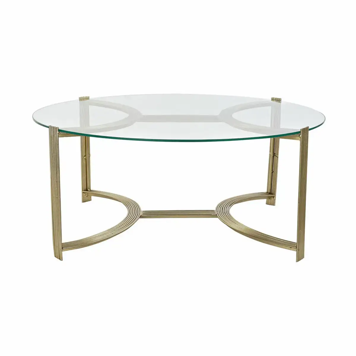 Table d appoint dkd home decor 81 x 81 x 34 cm verre dore acier aluminium_3492. DIAYTAR SENEGAL - Où Choisir Devient un Acte de Découverte. Découvrez notre gamme et choisissez des produits qui éveillent votre curiosité et élargissent vos horizons.