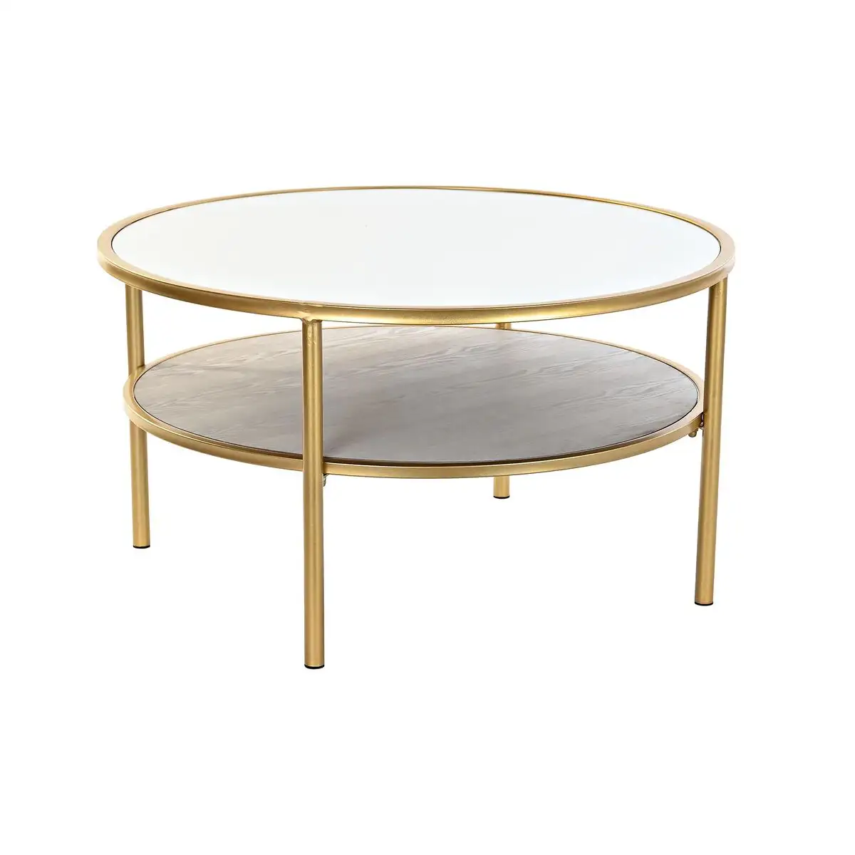 Table d appoint dkd home decor 87 x 87 x 48 cm miroir dore metal glamour_8090. DIAYTAR SENEGAL - Votre Destination pour un Shopping Éclairé. Parcourez notre boutique en ligne pour découvrir des produits de qualité qui embelliront votre quotidien.