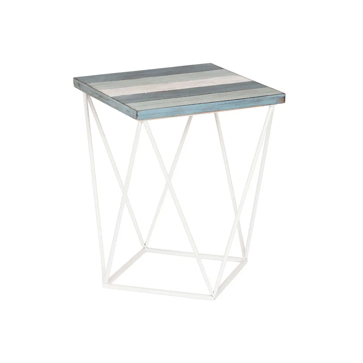 Table d appoint dkd home decor bleu ciel naturel bois metal 40 x 40 x 51 cm_6124. DIAYTAR SENEGAL - Là où Vos Rêves Prendent Forme. Plongez dans notre catalogue diversifié et trouvez des produits qui enrichiront votre quotidien, du pratique à l'exceptionnel.