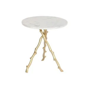 Table d appoint dkd home decor dore blanc marbre fer 45 x 45 x 50 cm_7152. Entrez dans l'Univers de DIAYTAR SENEGAL - Où Choisir est un Plaisir. Explorez notre catalogue diversifié et trouvez des articles qui reflètent vos goûts et votre personnalité.