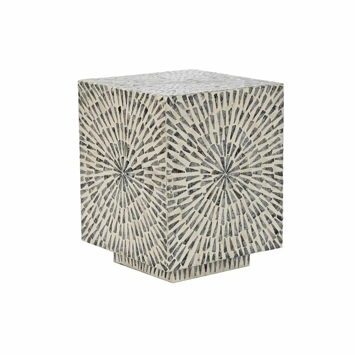 Table d appoint dkd home decor gris beige nacre noire moderne 35 x 35 x 45 cm _8304. Entrez dans l'Univers de DIAYTAR SENEGAL - Où Choisir est un Voyage. Explorez notre gamme diversifiée et trouvez des articles qui répondent à tous vos besoins et envies.