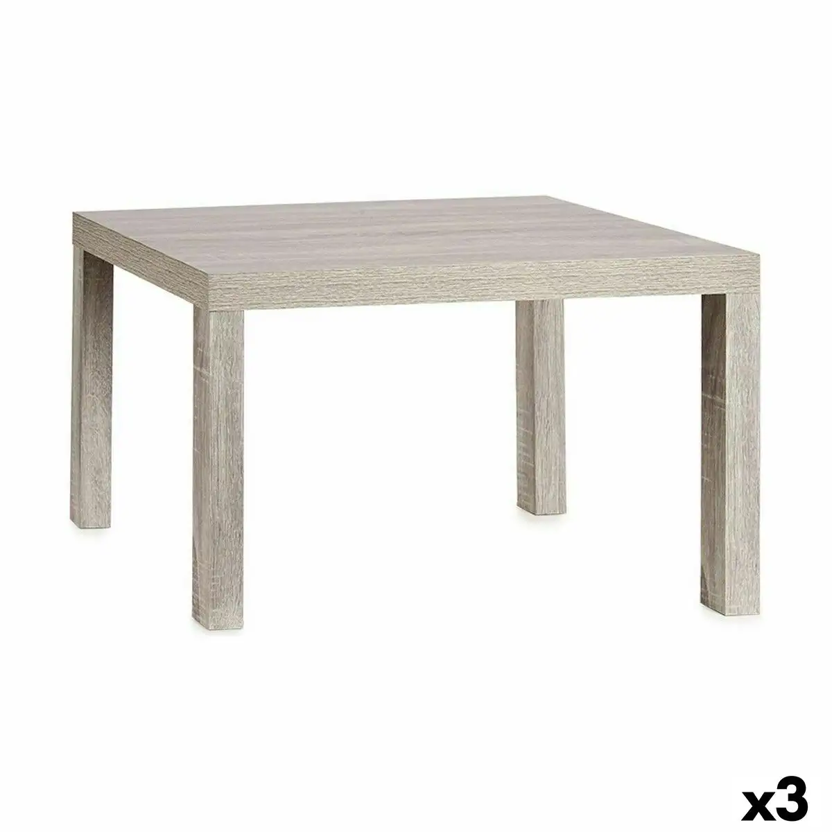 Table d appoint gris bois 50 x 45 x 79 cm 3 unites _5086. DIAYTAR SENEGAL - L'Artisanat à Portée de Clic. Découvrez notre boutique en ligne pour trouver des produits uniques qui célèbrent la créativité et l'artisanat sénégalais.