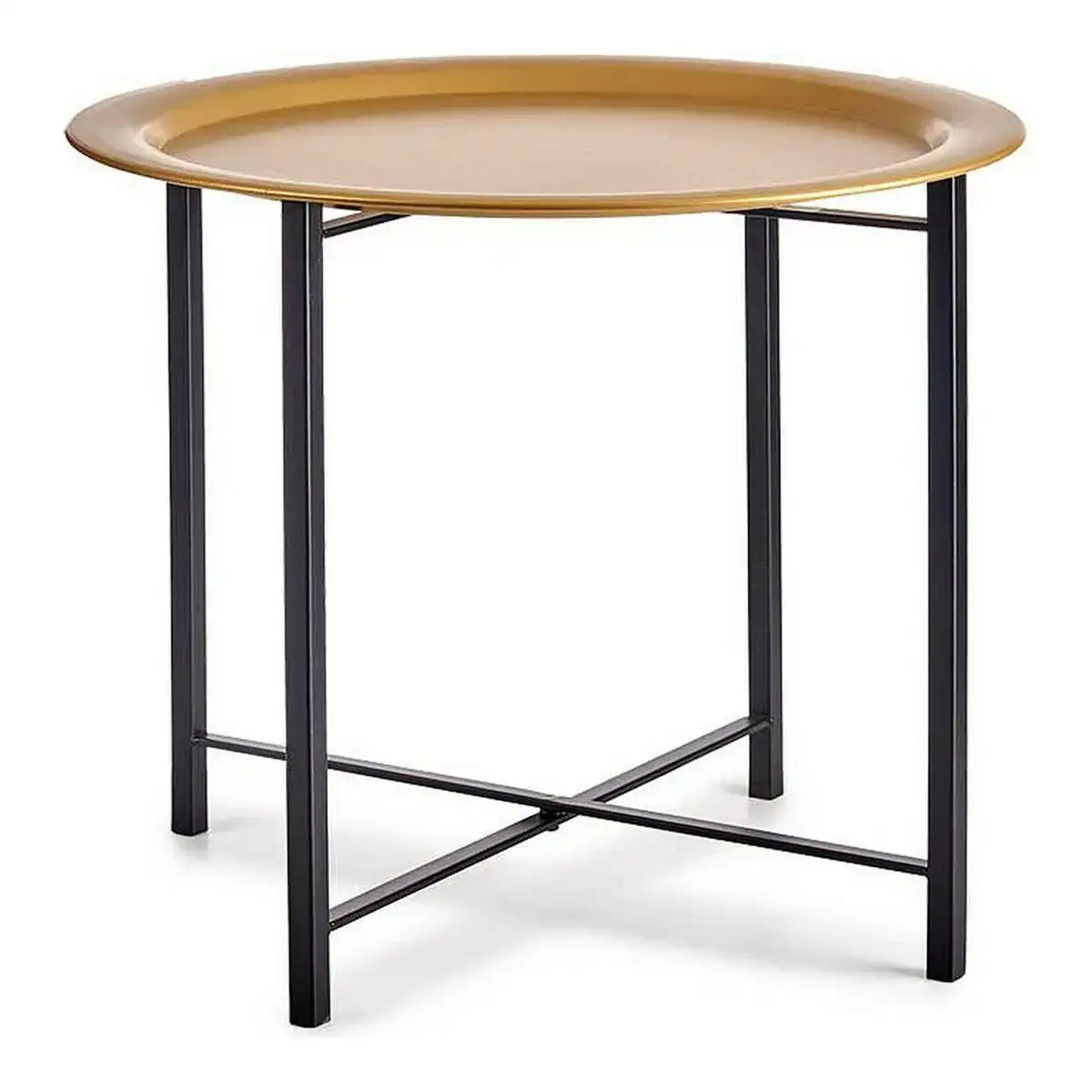 Table d appoint noir dore metal 52 5 x 44 x 52 5 cm _6290. DIAYTAR SENEGAL - L'Art de Magasiner sans Frontières. Parcourez notre vaste sélection d'articles et trouvez tout ce dont vous avez besoin, du chic à l'authentique, du moderne au traditionnel.