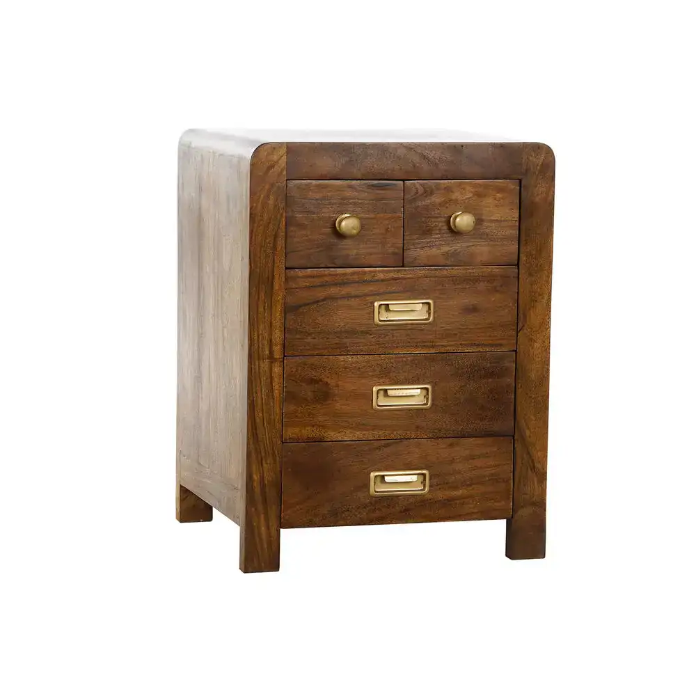 Table de nuit dkd home decor 45 x 40 x 61 cm naturel dore marron acacia_6605. DIAYTAR SENEGAL - Votre Destination pour un Shopping Réfléchi. Découvrez notre gamme variée et choisissez des produits qui correspondent à vos valeurs et à votre style de vie.