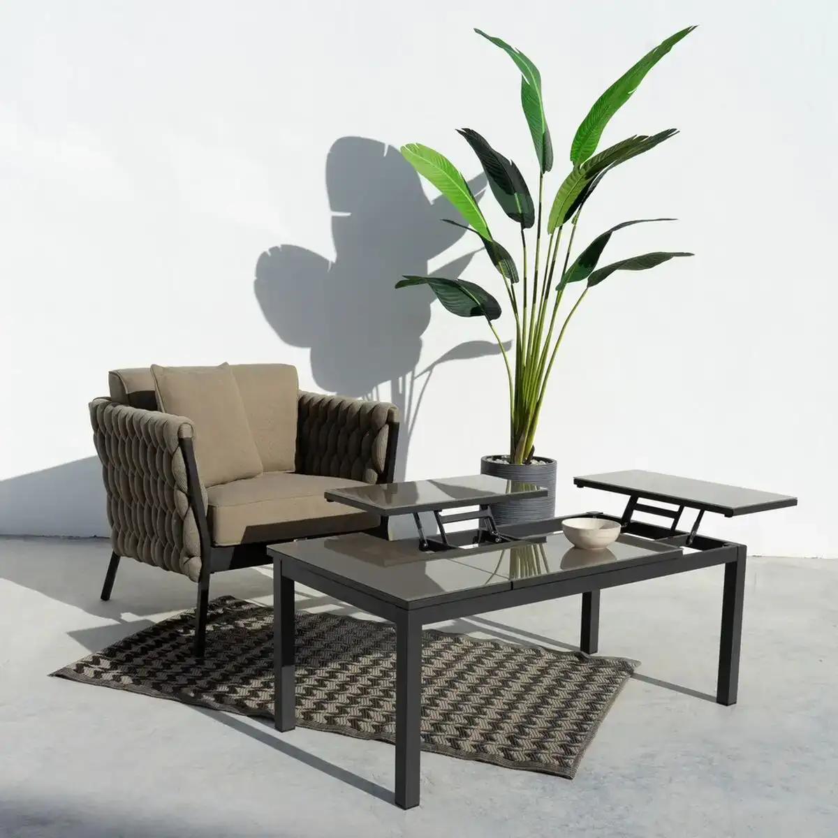 Table de salle a manger agnes 120 x 60 x 48 5 cm aluminium_9920. Entrez dans l'Univers de DIAYTAR SENEGAL - Où Choisir est un Plaisir. Explorez notre catalogue diversifié et trouvez des articles qui reflètent vos goûts et votre personnalité.